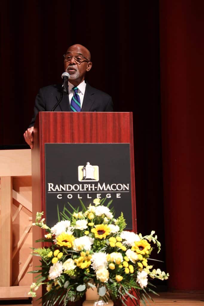 Roger L. Gregory gives the keynote address as RMC celebrates the life of Dr. Martin Luther King, Jr.