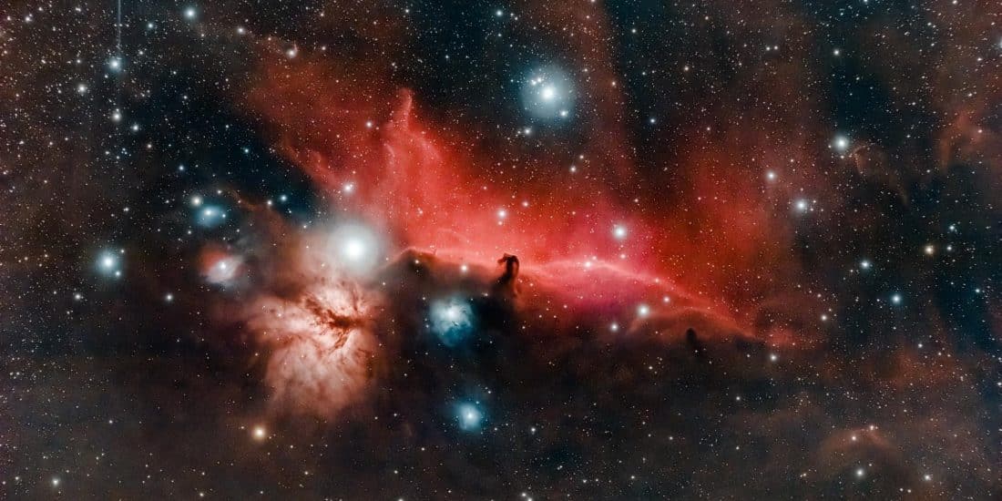 Image of space taken via Keeble Observatory telescope