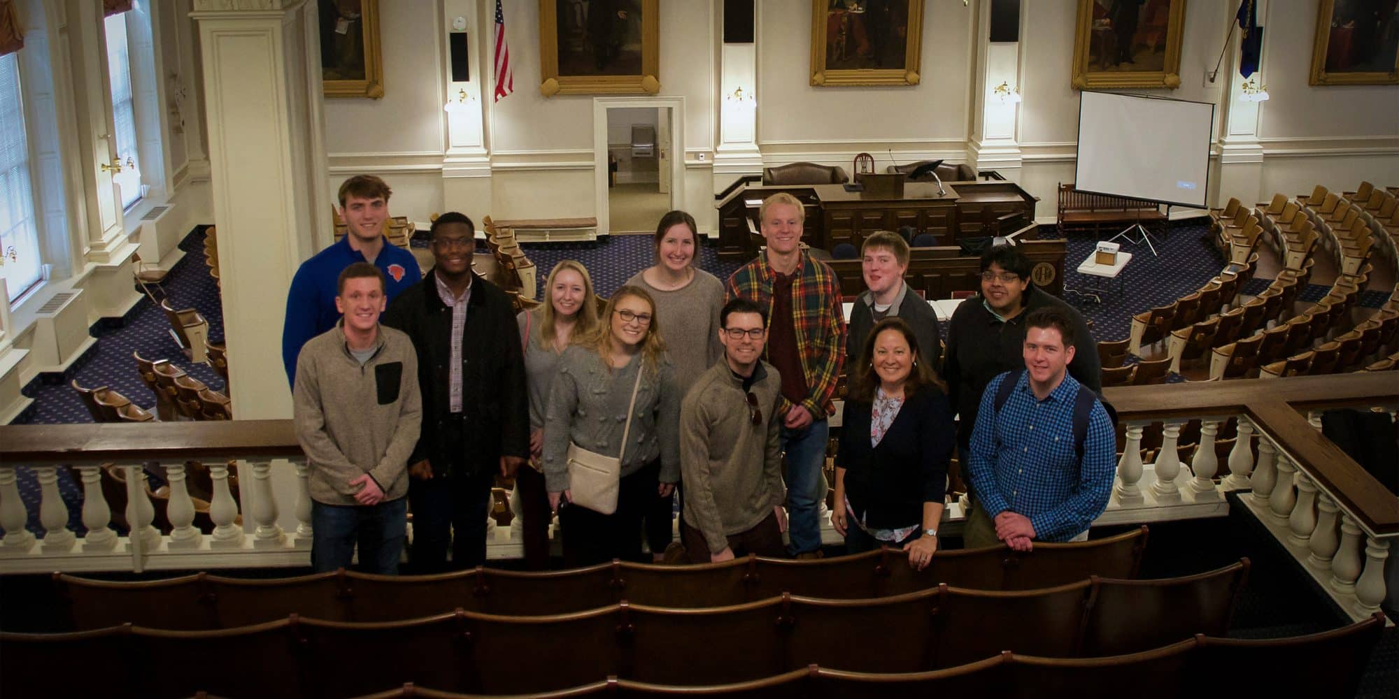 RMC students visit the New Hampshire legislature
