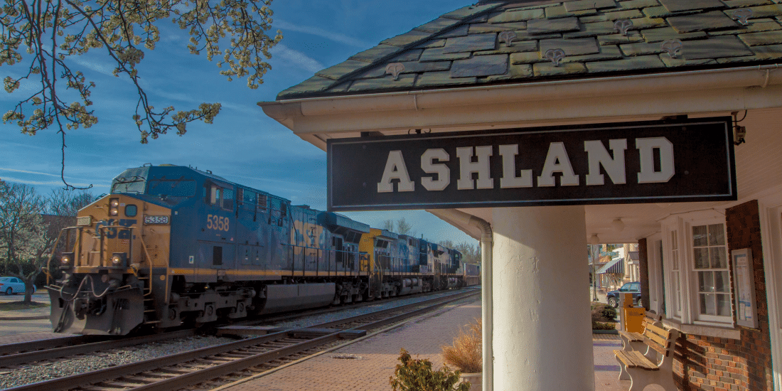 Ashland is a train station that welcomes parents and families.