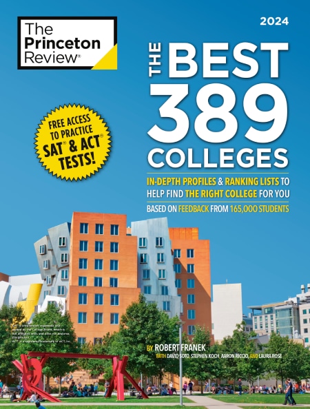 Cover art for The Princeton Review's "The Best Colleges: 2024 Edition"